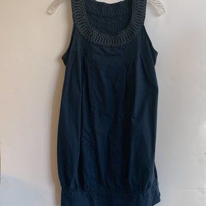 💐Naby blue sleveeless dress size M